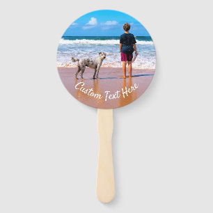 Personalized Your Hand Fan with Custom Text