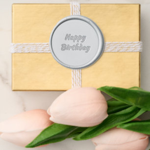 Personalized Your Happy Birthday Wax Seal Sticker