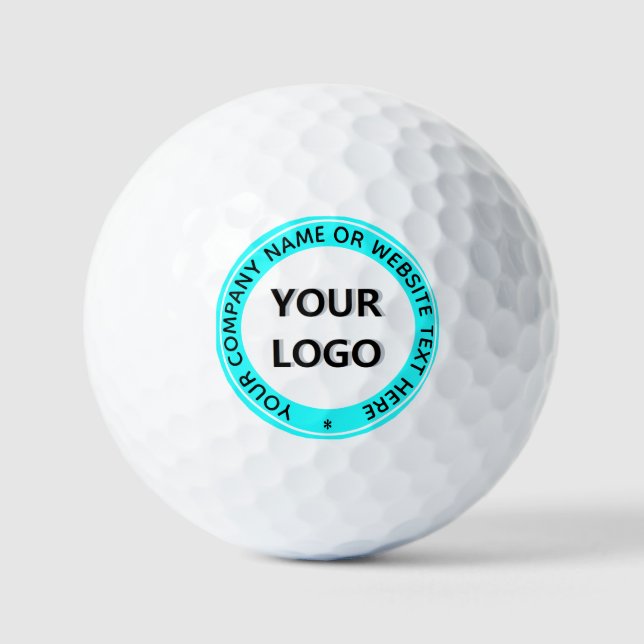 Personalized Your Logo and Text Stamps Golf Balls (Front)