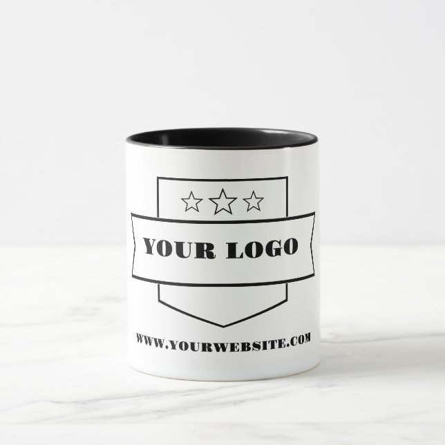 Personalized Your Logo Business or Name Mug (Center)