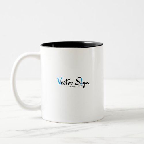 Personalized Your Logo Custom Logo Two_Tone Coffee Mug