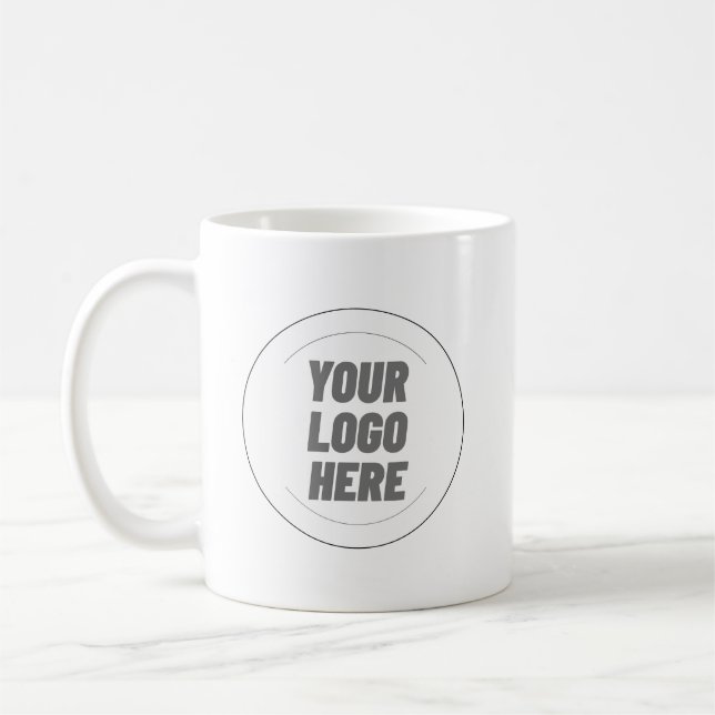 Personalized Your Logo Here Custom Mugs & Cups (Left)
