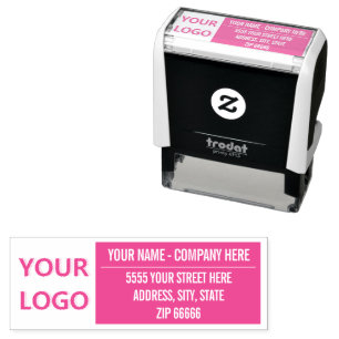 Personalized Your Logo Name Address Stamp
