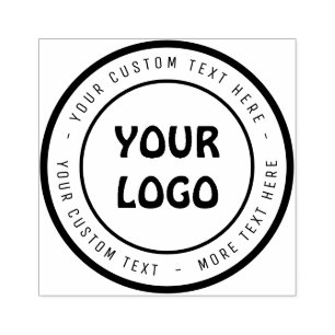 Personalized Your Logo Rubber Stamp