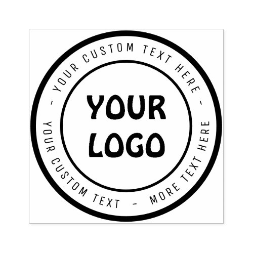 Personalized Your Logo Rubber Stamp