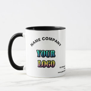 Personalized your logo text space name company edi mug