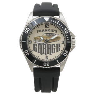 Personalized YOUR NAME 1950 Mercury Merc Garage Watch