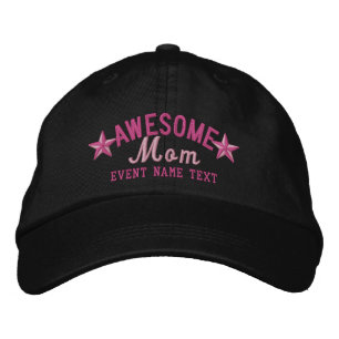 Personalized Your Name Awesome Mom Embroidery Embroidered Baseball Hat