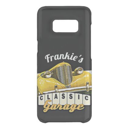 Personalized | Your Name | Classic Car Garage Uncommon Samsung Galaxy S8 Case