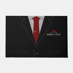 Personalized Your Name Funny Business Doormat