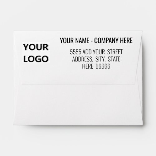 Personalized Your Name Logo Address Envelope