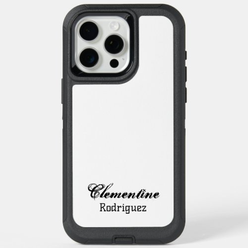 Personalized  Your Name models 11_15 Fits iPhone 15 Pro Max Case