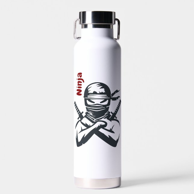 Personalized Your Name Ninja Water Bottle (Front)