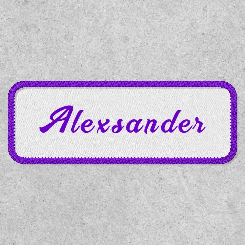 Personalized Your Name Patch Custom Font Colors
