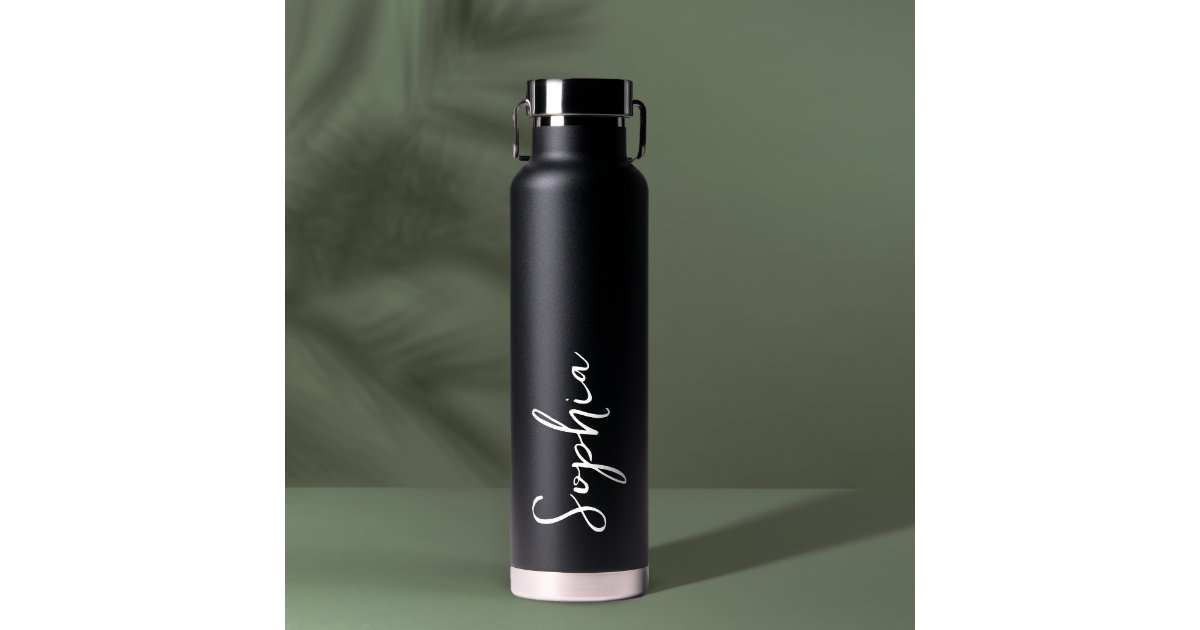 20oz Insulated Water Bottle Personalized With Name / Flip Top