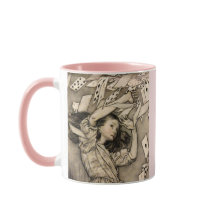 Personalized Your Name Vintage Alice in Wonderland