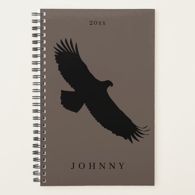 Personalized Your Name Year Planner with Eagle (Front)