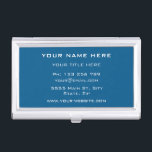 Personalized Your Own Design Business Card Case<br><div class="desc">Custom Colors and Font - Personalized Business Card Cases - Add Your Text / Name / Contact Information / more - Customize and Personalize / Resize and move or remove and add elements / image with Customization tool. Choose / add your favorite background and text colors / font / size...</div>