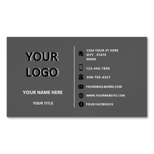 Personalized Your Own Design Business Card Magnet