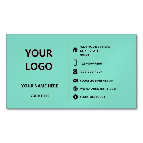 Personalized Your Own Design Business Card Magnet