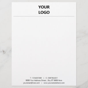 Personalized Your Own Design Business Letterhead
