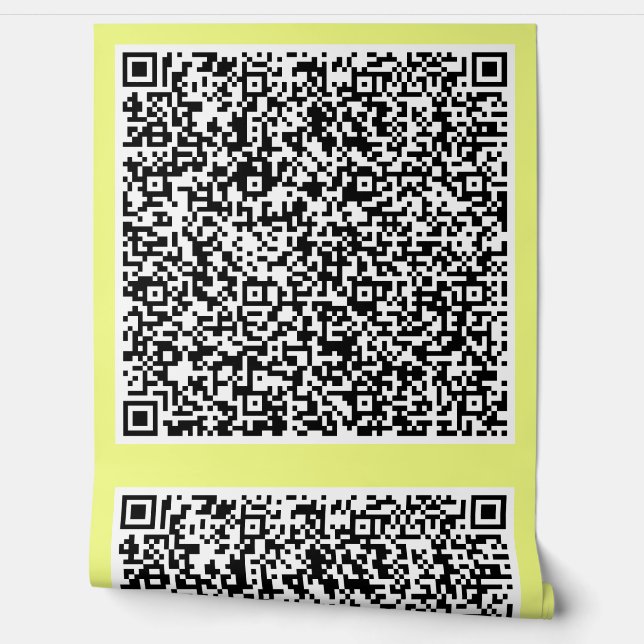 Personalized Your Own Design Custom Colors QR Code Wallpaper (Unrolling)