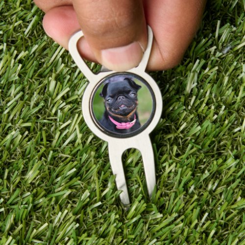 Personalized Your Own Pet Photo Golf Ball Marker Divot Tool