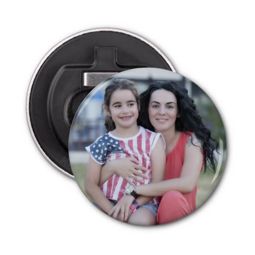 Personalized your own photo button bottle opener