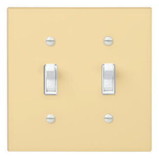 Personalized Your Own Stylish Modern Elegant Beige Light Switch Cover