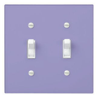 Personalized Your Own Stylish Modern Elegant lilac Light Switch Cover