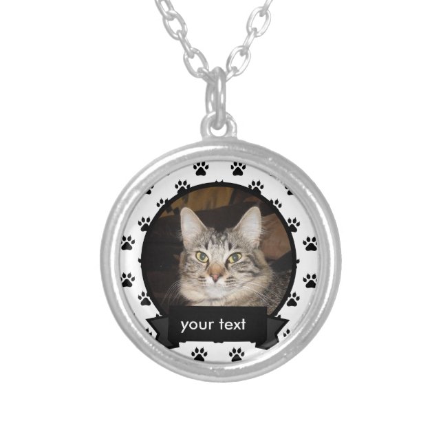 Personalized Your Pet Cat Necklace (Front)
