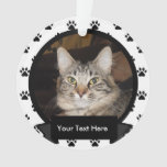 Personalized Your Pet Cat Ornament at Zazzle