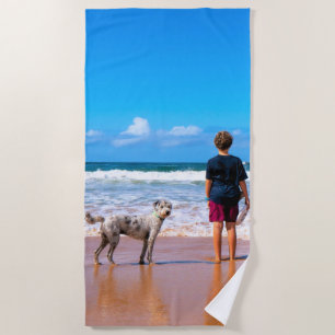 Personalized Your Pet Photo Beach Towel