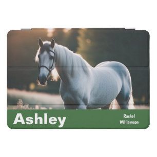 Personalized Your Pet Photo Horse Custom Name iPad Pro Cover