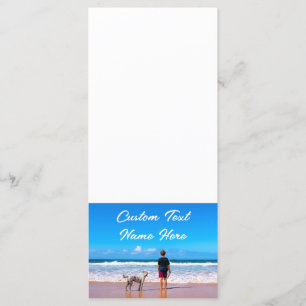 Personalized Your Pet Photo Menu with Custom Text