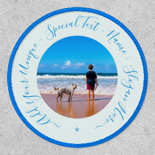 Personalized Your Pet Photo Patch with Custom Text