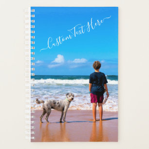 Personalized Your Pet Photo Planner Custom Text