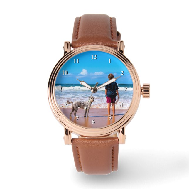 Personalized Your Pet Photo Watch Gift (Front)