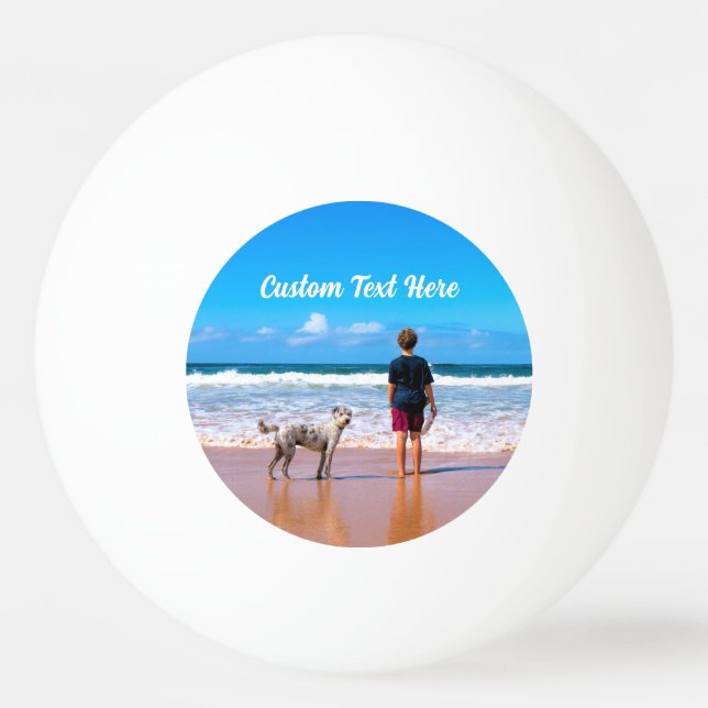 Personalized Your Pet Ping Pong Ball Custom Text (Front)