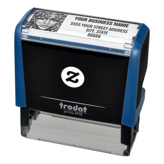 Personalized Your Photo Address Self-inking Stamp (Product)