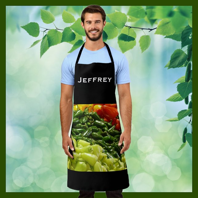 Personalized Your Photo and Name Apron (Creator Uploaded)
