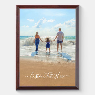 Personalized Your Photo Award Plaque Custom Text