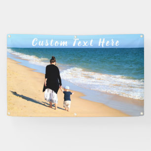 Personalized Your Photo Banner with Custom Text