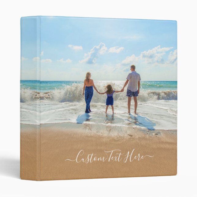 Personalized Your Photo Binder with Custom Text (Front/Spine)