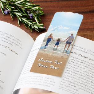 Personalized Your Photo Bookmarks with Custom Text