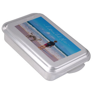 Personalized Your Photo Cake Pan with Custom Text