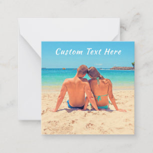 Personalized Your Photo Card with Custom Text