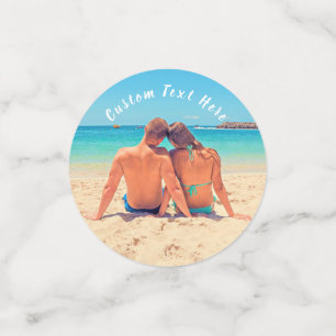 Personalized Your Photo Confetti with Custom Text