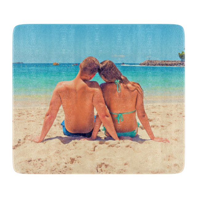 Personalized Your Photo Cutting Board Gift (Front)