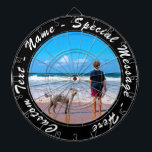 Personalized Your Photo Dart Board and Custom Text<br><div class="desc">Custom Photo and Text Dart Board - Unique Your Own Design Personalized Family / Friends or Personal Dartboards Gift - Add Your Photo / Text / more - Resize and move or remove and add elements / image with Customization tool ! Choose fonts / size / colors ! Good Luck...</div>
